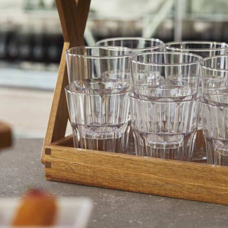 Supporto buffet in legno di acacia   in Espositori