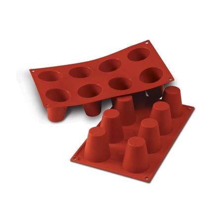 Forma silicone 8 baba | Stampi in silicone per dolci | Rausa srl