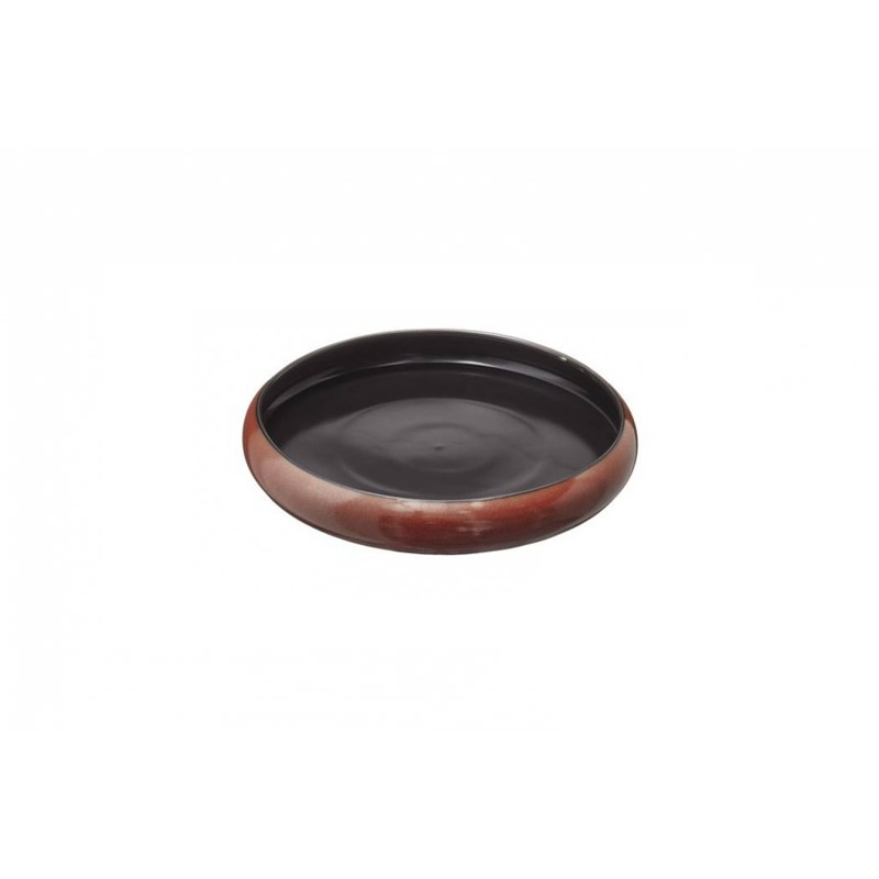 Piatto gourmet tondo con bordo alto Zanzibar   in Piatti gourmet