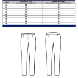 Pantalone Donna Trendy Isacco Blu Isacco  in Pantaloni cameriere