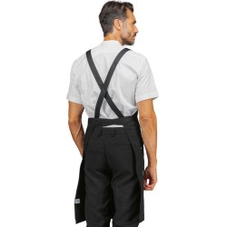 Grembiule Watson Isacco Nero con Pettorina Isacco  in Abbigliamento cameriere