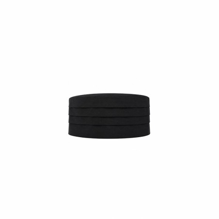 Fascia cameriere vita con velcro regolabile nera