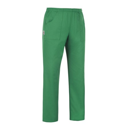Pantalone verde unisex con elastico | Ecochef