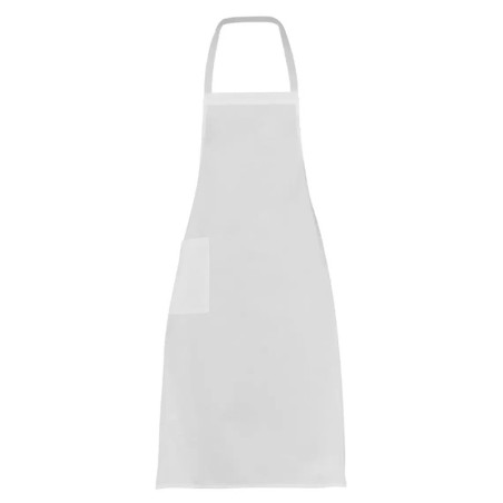 Grembiule Pettorina con Tasca Ancona Giblor's Bianco