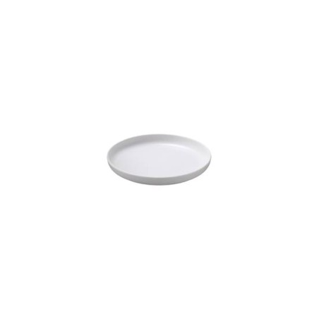 Piatto pane in melamina bianco riutilizzabile