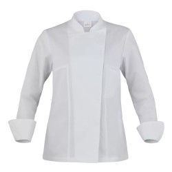Giacca Cuoco Donna Agata Giblor's Manica Lunga Bianca