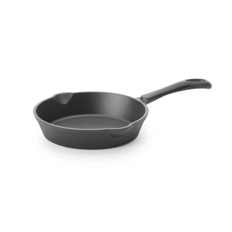 Padella in ghisa con manico per cucina professionale