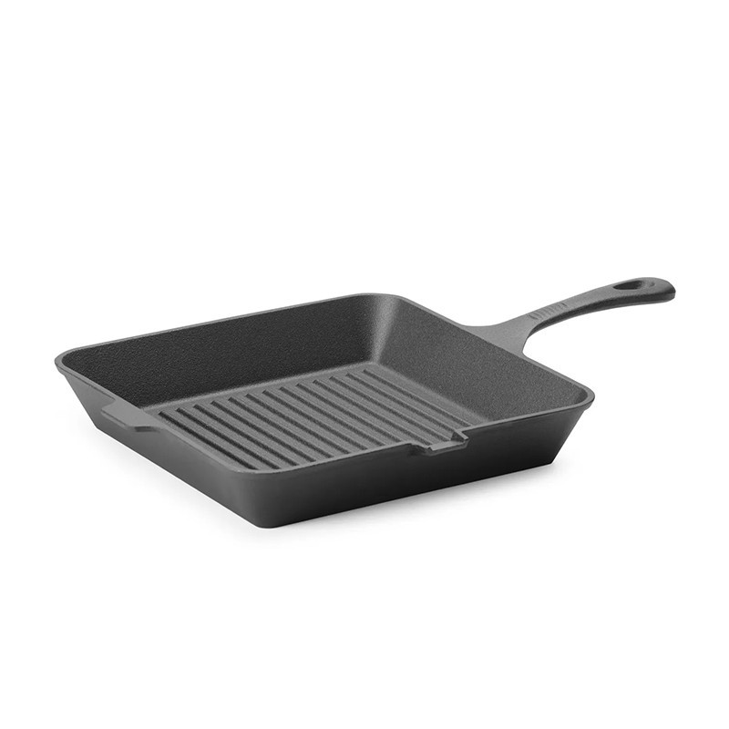 Bistecchiera in ghisa con manico per cucina professionale   in Bistecchiere