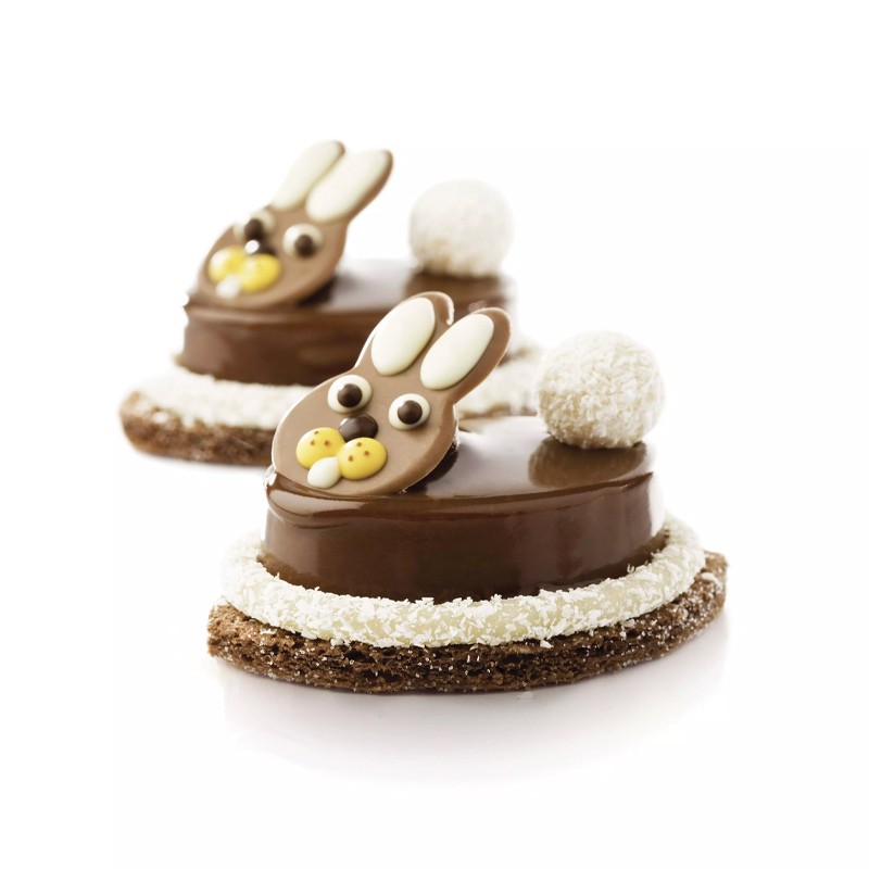 Forma silicone 8 ovali Silikomart  in Stampi in silicone per dolci