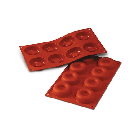 Forma silicone 8 savarin | Stampi in silicone per dolci | Rausa srl