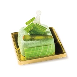 Forma silicone 8 savarin quadrati Silikomart  in Stampi in silicone per dolci