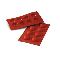 Forma silicone 8 semisfere | Stampi in silicone per dolci | Rausa srl