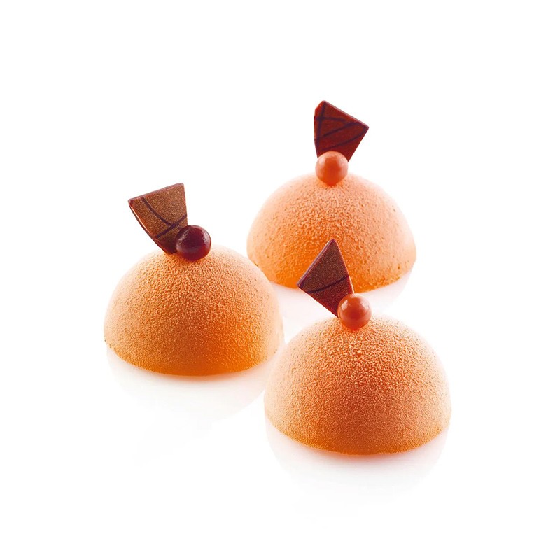 Forma silicone 8 semisfere Silikomart  in Stampi in silicone per dolci