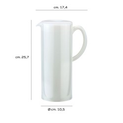 Caraffa con coperchio Giada da 2 litri in acrilico   in Brocche e bottiglie
