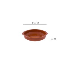 Tegamino in terracotta con manici   in Padelle da portata