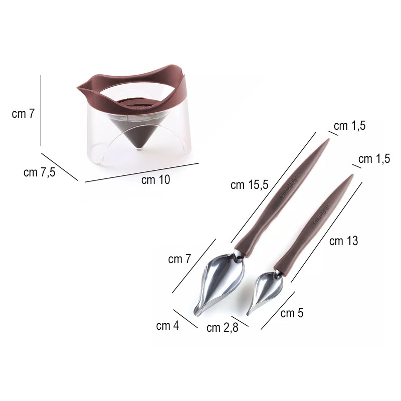 Set cucchiaio decorazioni Silikomart  in Accessori per cucina