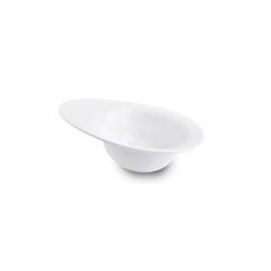 Ciotola ovale gourmet in porcellana | 20 x 13 cm