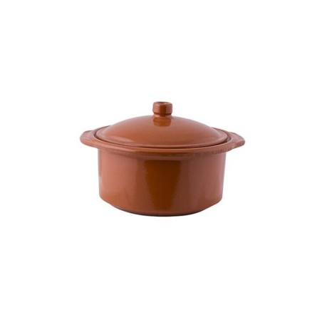 Casseruola in terracotta con coperchio | Pentole terracotta
