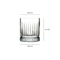 Bicchiere DOF Orleans 36 cl in vetro stile vintage   in Tumbler bassi