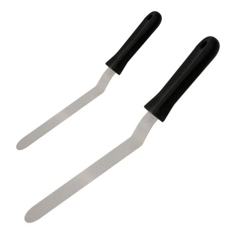 Spatola da pasticceria ad angolo in acciaio inox | Ilsa