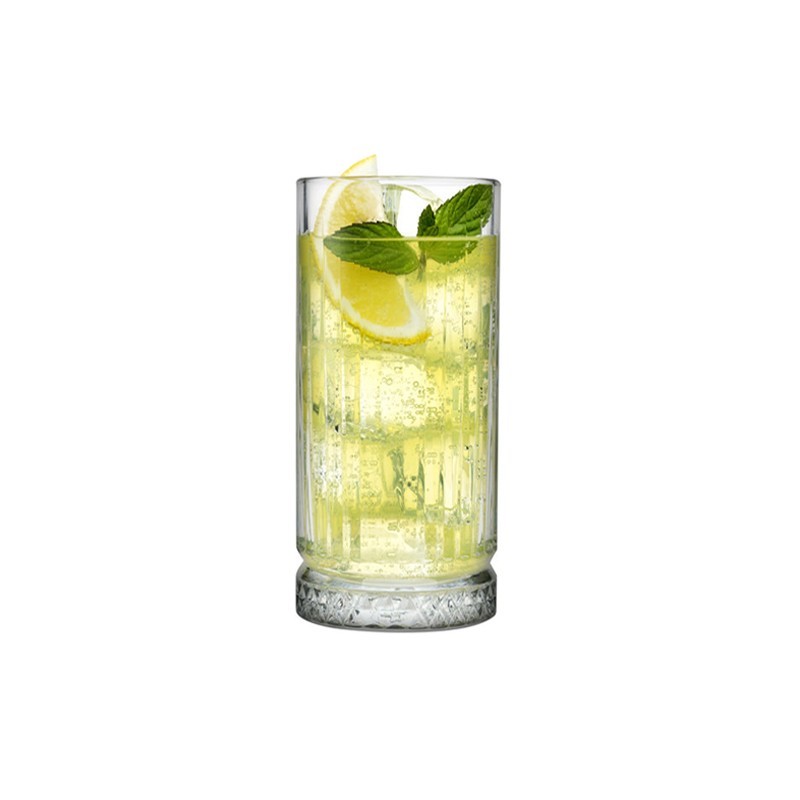 Bicchiere Long Drink Orleans 45 cl in vetro stile vintage   in Tumbler alti