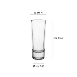 Bicchiere Chupito 6,5 cl in vetro professionale   in Bicchieri per amaro