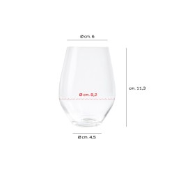 Bicchiere Ultralight Forma 42 cl in vetro cristallino   in Bicchieri acqua