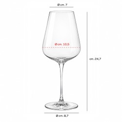 Calice Vino Bordeaux Forma 27 cl. 72   in Calici vino rosso