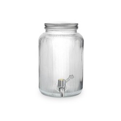 Dispenser bevande in vetro 3 L con rubinetto