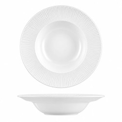Pasta Bowl Gourmet Plise in Porcellana resistente agli urti