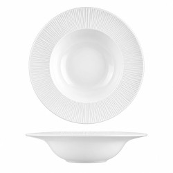 Pasta Bowl Plise in Porcellana resistente agli urti | Horeca