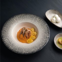 Pasta Bowl Luna in Porcellana resistente agli urti cm 28   in Piatti pasta