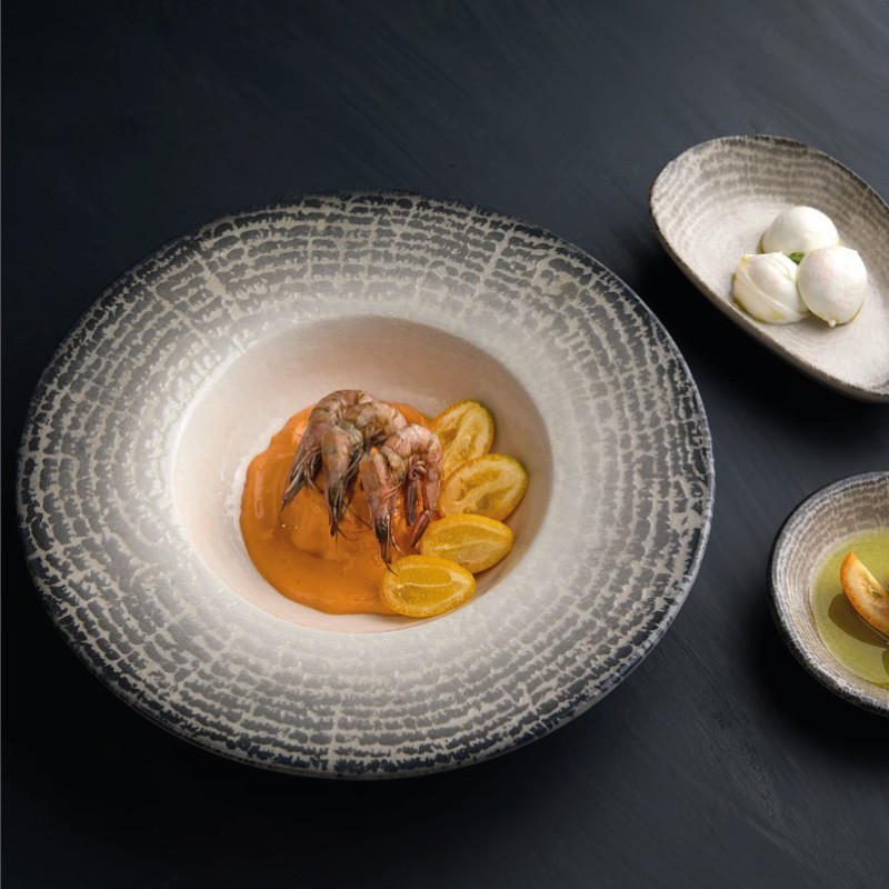 Pasta Bowl Luna in Porcellana resistente agli urti cm 28   in Piatti pasta