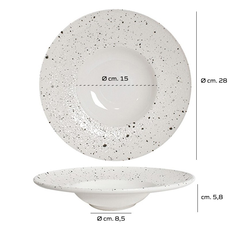 Pasta Bowl Valencia Belize in Porcellana resistente agli urti cm 28   in Piatti pasta