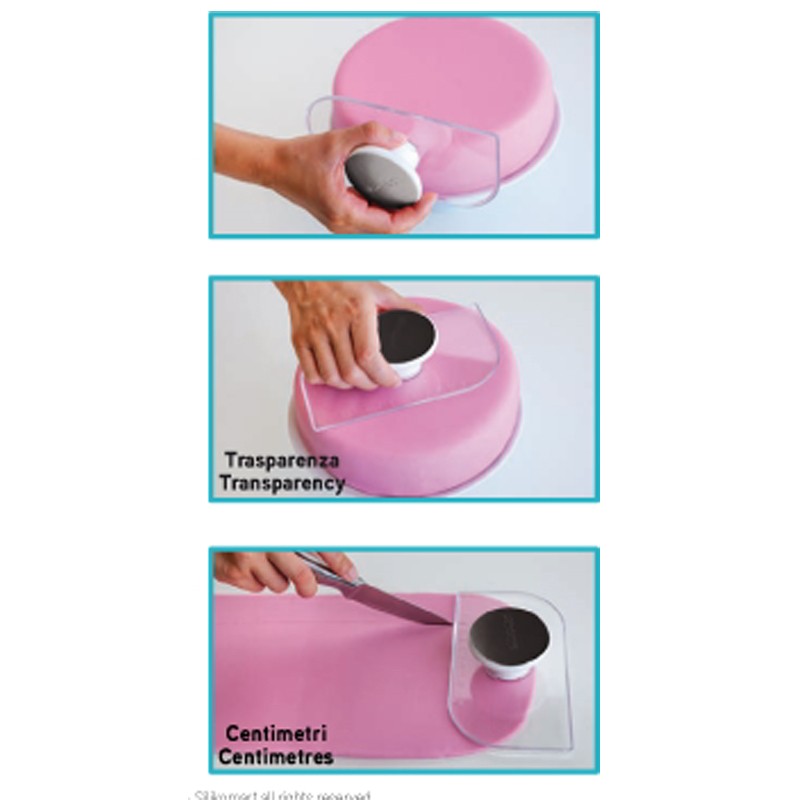 Spianatrice liscia per torte Silikomart  in Spatole da cucina