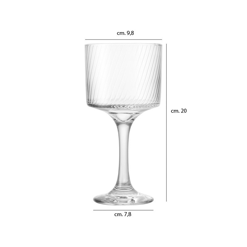 Calice gin tonic 50 cl Some Lines Vetreria di Borgonovo  in Bicchieri cocktail