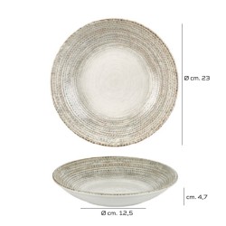 Piatto Fondo Misis in Porcellana resistente agli urti 23 cm   in Piatti fondi