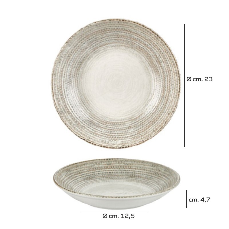 Piatto Fondo Misis in Porcellana resistente agli urti 23 cm   in Piatti fondi