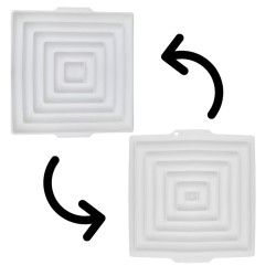 Stampo silicone quadro per inserti Silikomart  in Stampi in silicone per dolci