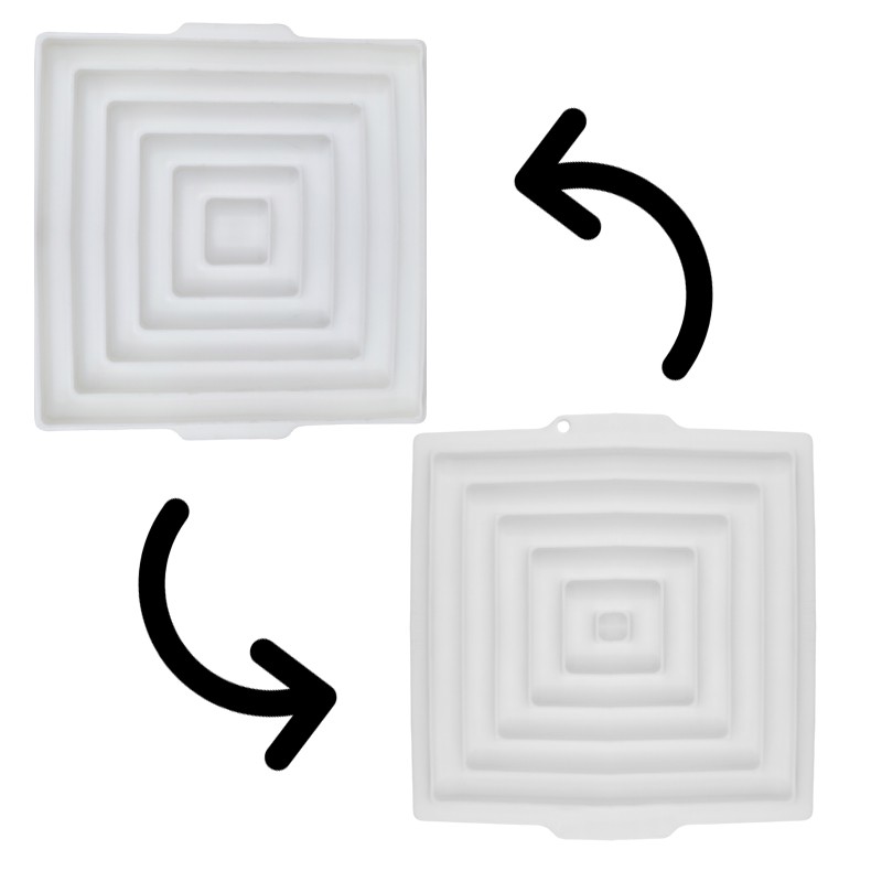 Stampo silicone quadro per inserti Silikomart  in Stampi in silicone per dolci