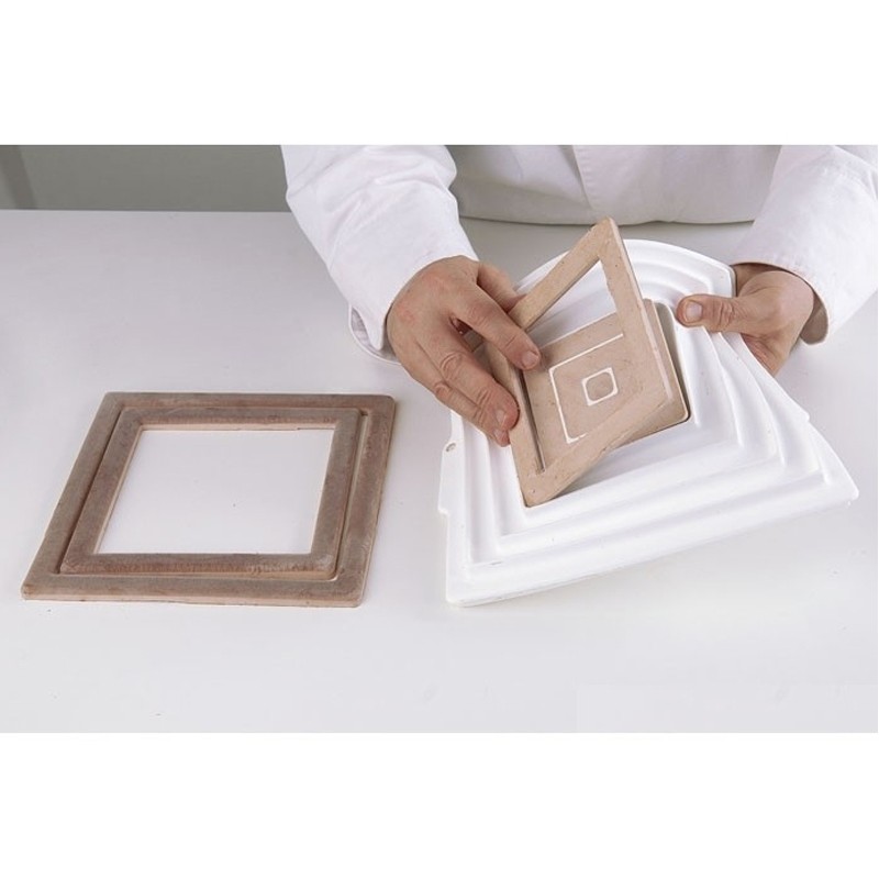 Stampo silicone quadro per inserti Silikomart  in Stampi in silicone per dolci