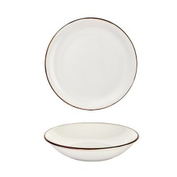 Piatto Fondo Gleam in Porcellana resistente agli urti 23 cm
