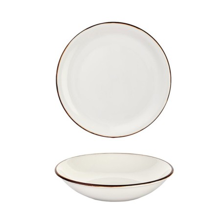 Piatto Fondo Gleam in Porcellana resistente agli urti 23 cm