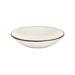 Piatto Fondo Gleam in Porcellana resistente agli urti 23 cm   in Piatti fondi