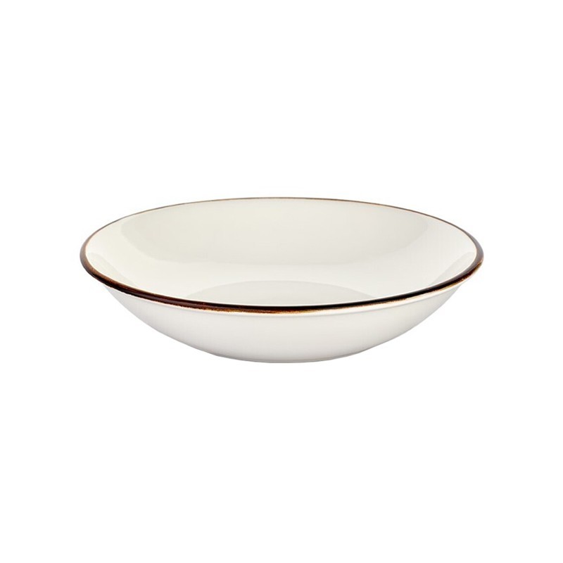Piatto Fondo Gleam in Porcellana resistente agli urti 23 cm   in Piatti fondi
