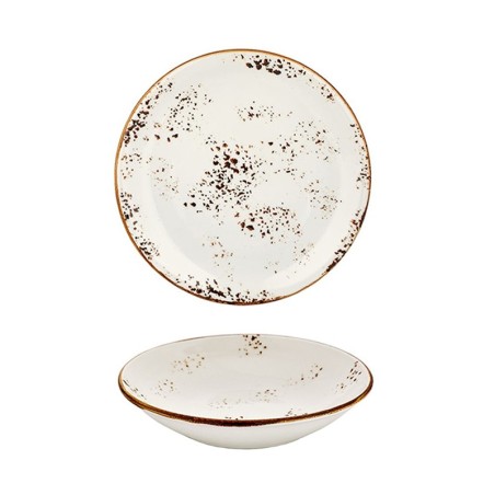 Piatto Fondo Elegance in Porcellana Professionale 23 cm
