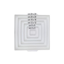 Stampo silicone quadro per inserti Silikomart  in Stampi in silicone per dolci