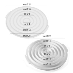 Stampo silicone tondo per inserti Silikomart  in Stampi in silicone per dolci