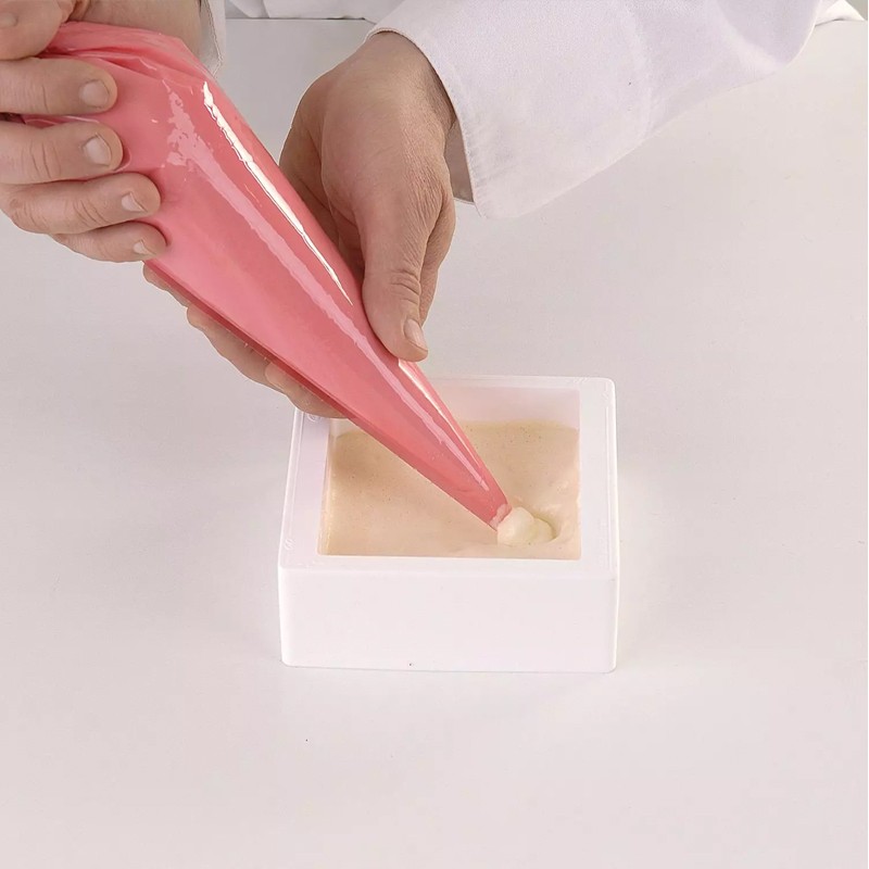 Tortiera quadrata silicone bianco Silikomart  in Stampi in silicone per dolci