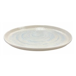 Piatto Piano con Bordo Basso Froid in Porcellana   in Piatti gourmet
